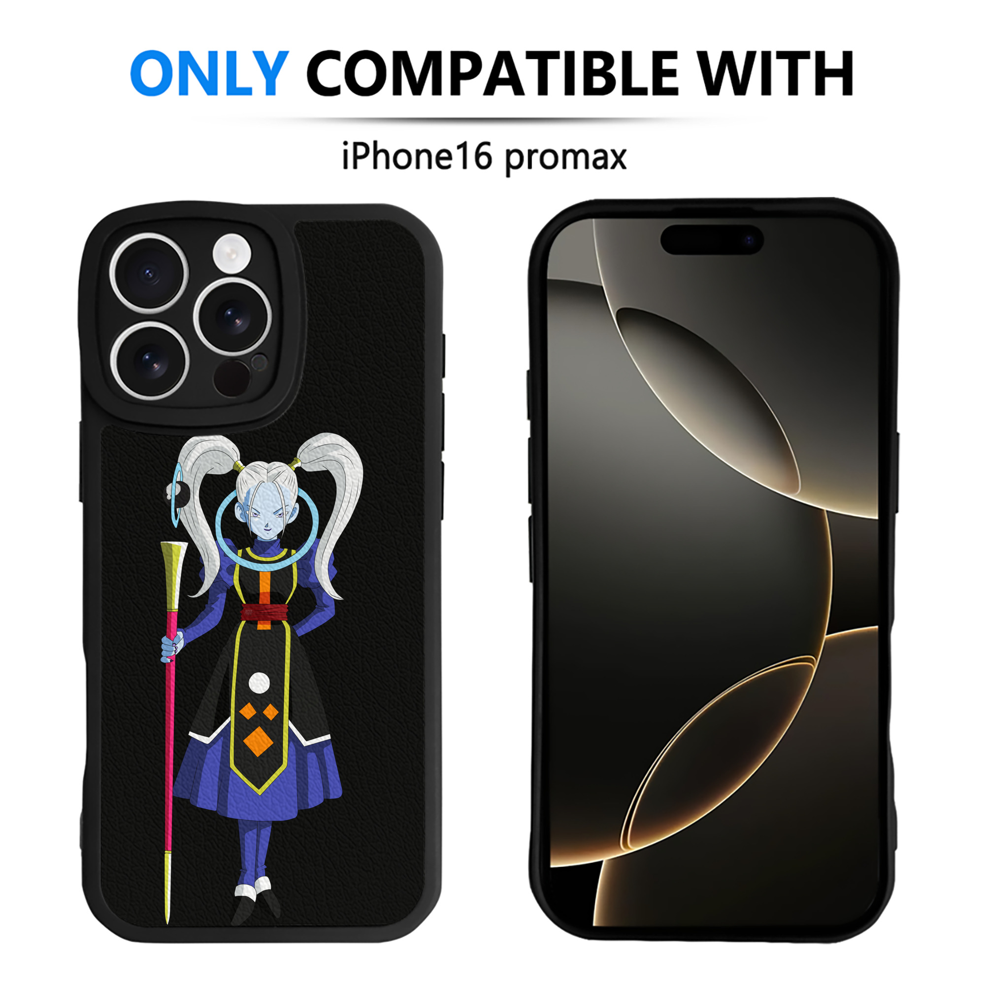 （画像用） ドラゴンボール DRAGON BALL 【iPhone 16シリーズ対応】シリコンスマホケース（レザー調） 材質：シリコン